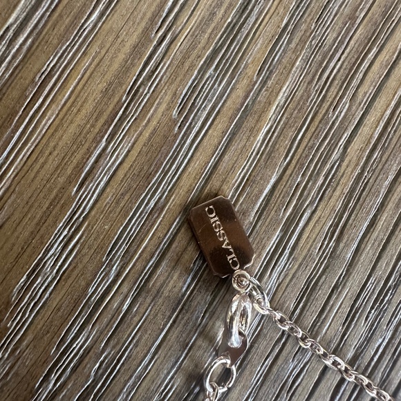 CLASSIC ROSE GOLD CHAIN WITH PAVE COIN CHARM - Picture 6 of 8